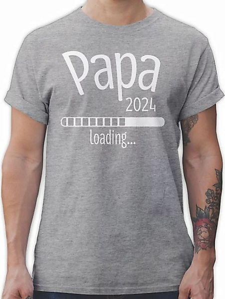 Shirtracer T-Shirt Papa 2024 loading Vatertag Geschenk für Papa günstig online kaufen