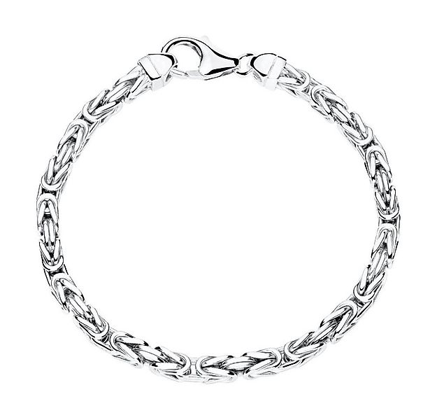 JEWLIX Königsarmband JEWLIX Armband Königskette 925 Silber rhodiniert 4mm K günstig online kaufen