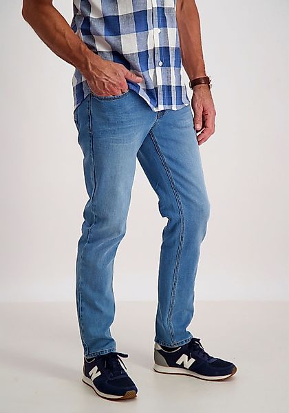 BISON 5-Pocket-Jeans "Jeans Tapered Fit" günstig online kaufen