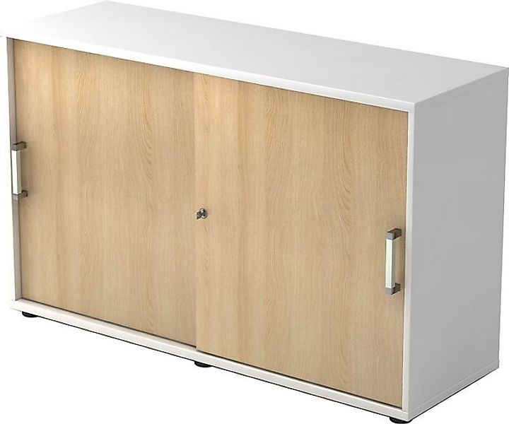 HAMMERBACHER Aktenschrank Schiebetürschrank Derie 9 2 OH BxTxH 120x40x74,8c günstig online kaufen