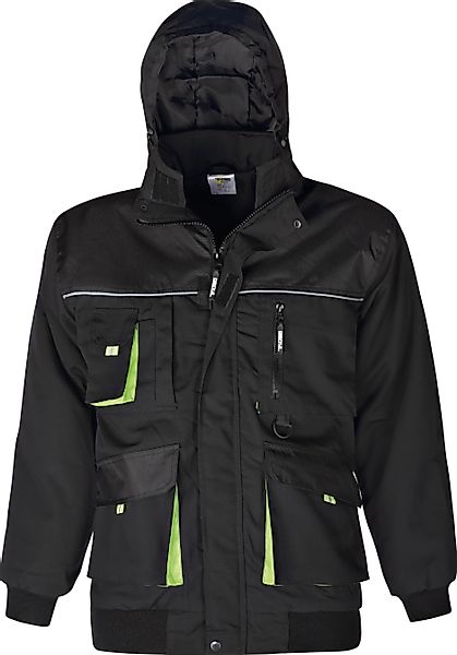 Triuso Winterjacke Power Herren Arbeitsjacke schwarz günstig online kaufen