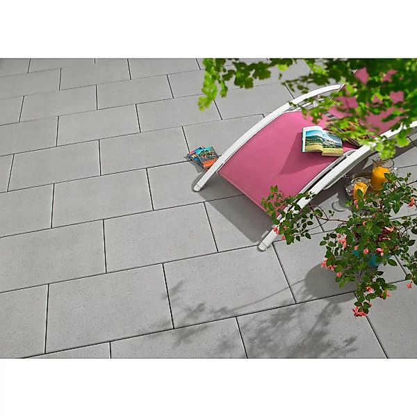Kann Terrassenplatte Casavera Grau Kugelgestrahlt 60 cm x 40 cm x 3,6 cm günstig online kaufen