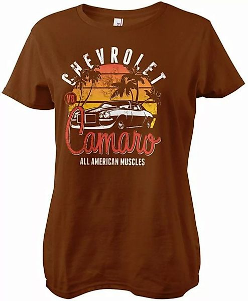 Camaro T-Shirt Chevrolet Sunset Girly Tee günstig online kaufen