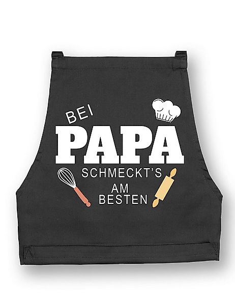 Youth Designz Grillschürze Herren Schürze Bei Papa Schmeckt es am besten Pr günstig online kaufen