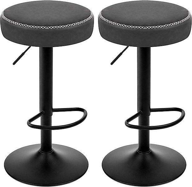 EUGAD Barhocker (2 St), drehbar, höhenverstellbar, günstig online kaufen