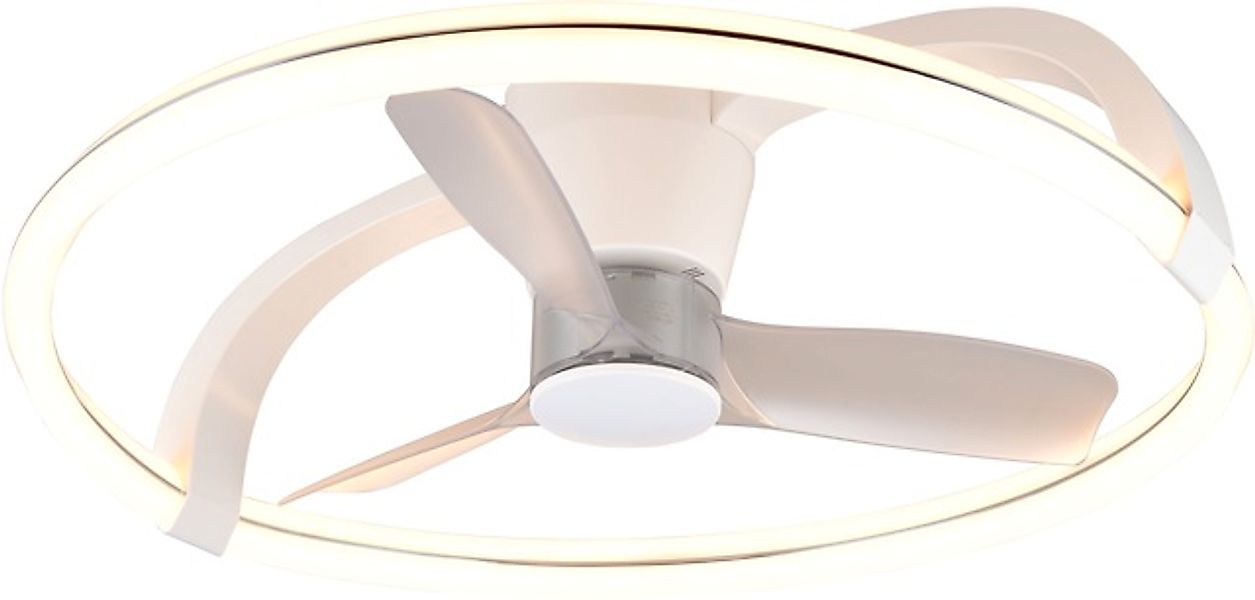 REALITY Leuchten LED Deckenleuchte »STOCKHOLM mit Ventilator, Deckenventila günstig online kaufen