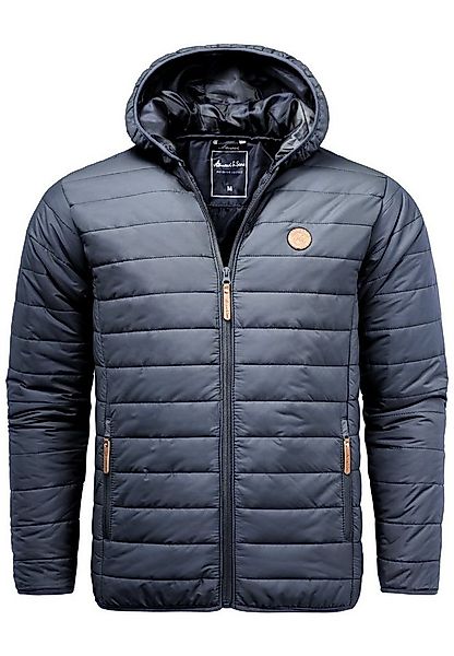 Amaci&Sons Steppjacke ROANOKE Steppjacke Herren Outdoor Basic Patch Kapuzen günstig online kaufen