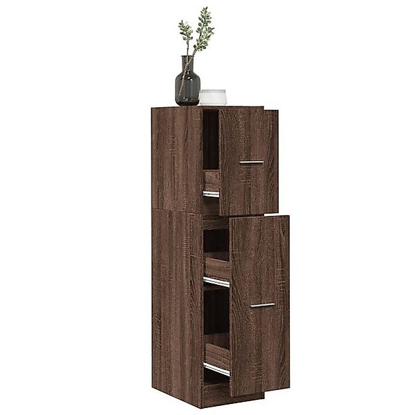 vidaXL Aktenschrank Apothekerschrank Braun Eichen-Optik 30x41x118 cm Spanpl günstig online kaufen