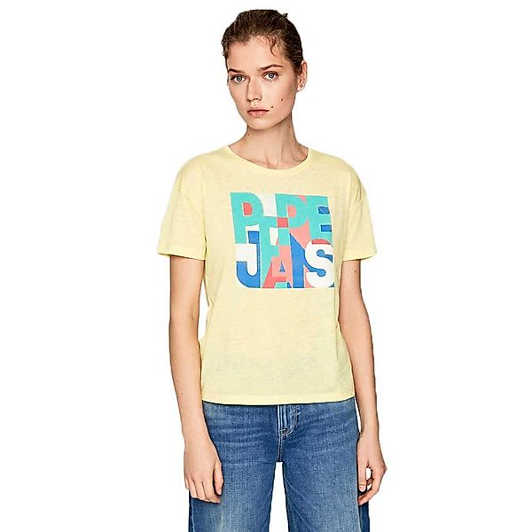 Pepe Jeans Brooke Kurzärmeliges T-shirt M Lemon günstig online kaufen