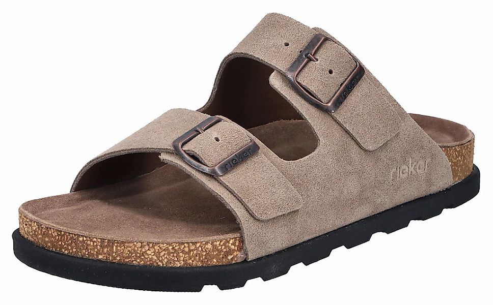 Rieker Pantolette, Sommerschuh, Strandschuh, Hausschuh mit bequemem Fußbett günstig online kaufen