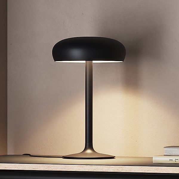PLEASE WAIT to be SEATED LED-Tischlampe Emendo schwarz dim günstig online kaufen