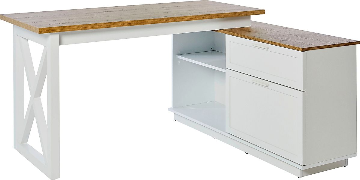 Jahnke Eckschreibtisch CHALET D 155 E günstig online kaufen