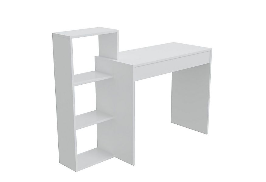 HAGO Schreibtisch Regal Kombination 110x72x40cm weiß 2in1 System Stauraum E günstig online kaufen