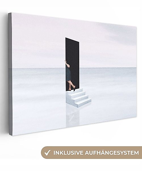 OneMillionCanvasses® Leinwandbild Vintage - Tür - günstig online kaufen