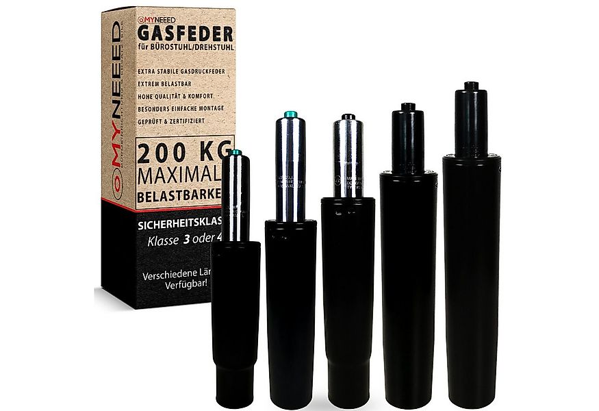 MYNEEED Bürostuhl Gasdruckfeder - Gasdruckdämpfer für Drehstuhl, Chefsessel günstig online kaufen