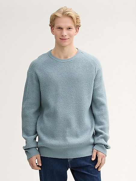 TOM TAILOR Denim Strickpullover Strickpullover mit Wollanteil günstig online kaufen