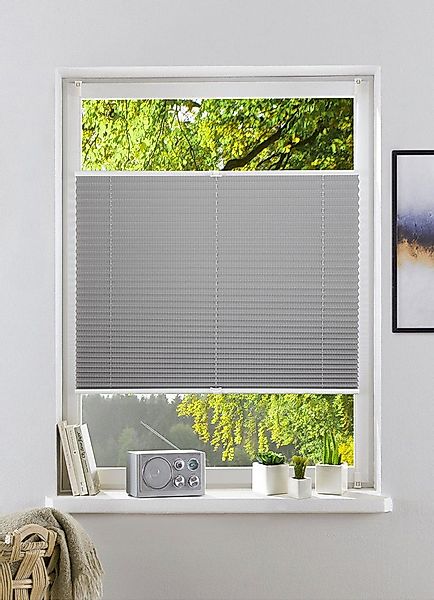 OTTO home Plissee GELLO, Lichtschutz, ohne Bohren, verspannt, Klemmfix, in günstig online kaufen