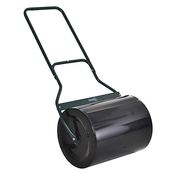Outsunny Rasenwalze mit U-Griff Schwarz 57 x 40 x 123 cm günstig online kaufen