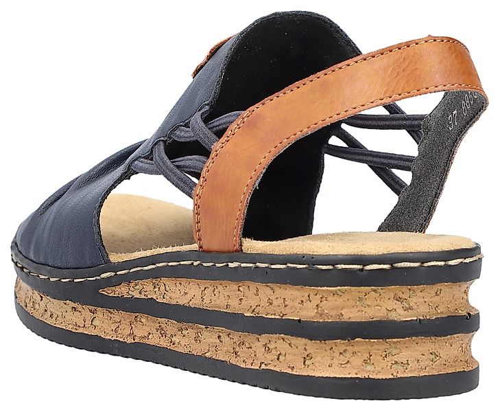 Rieker Keilsandalette, Sommerschuh, Sandale, Keilabsatz, mit günstig online kaufen