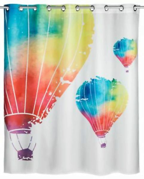 WENKO Anti-Schimmel Duschvorhang In the Air Flex, Textil (Polyester), 180 x günstig online kaufen