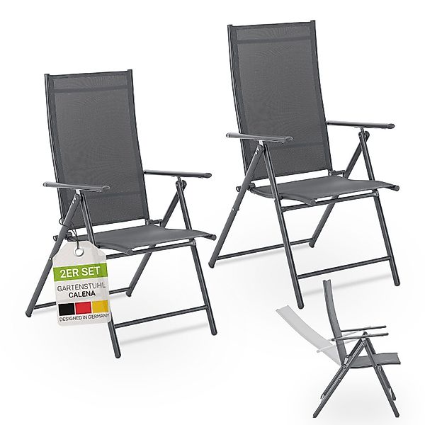 Juskys Gartenstuhl Calena (2 St), 7-fach günstig online kaufen