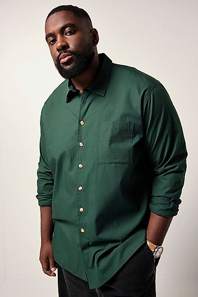 STHUGE Businesshemd Hemd Langarm Rückenprint günstig online kaufen