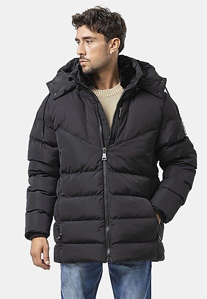 Cipo & Baxx Winterjacke "CM198" mit Kapuze mit Reißverschlusstaschen günstig online kaufen