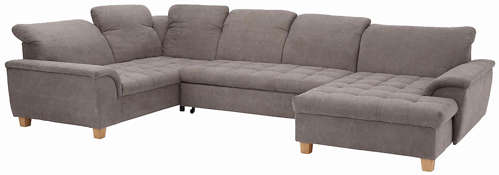 Home affaire Wohnlandschaft »Lyla U-Form« wahlweise mit Rückenfunktion und günstig online kaufen