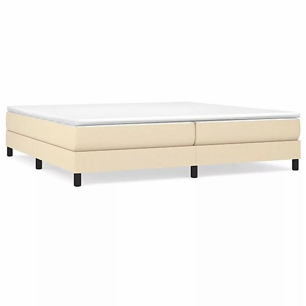 vidaXL Boxspringbett Creme 200x200 cm Stoff1347254 günstig online kaufen