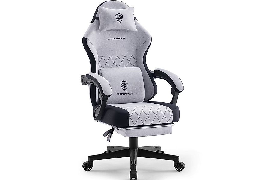 Dowinx Gaming-Stuhl Premium Gaming-Sessel mit Fußstütze und Lendenstütze (1 günstig online kaufen