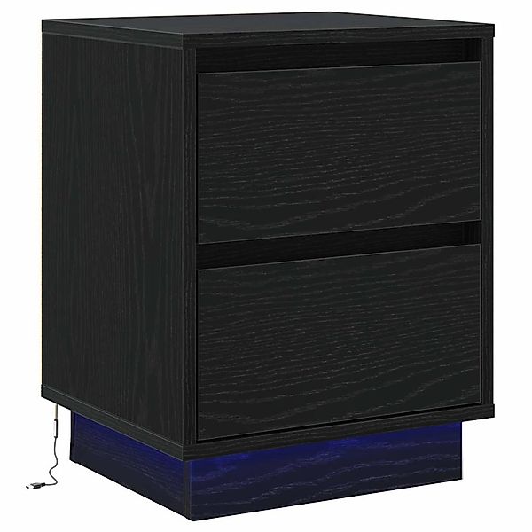 vidaXL Nachttisch mit Schwarz 39 x 34,5 x 50 cm Holzwerkstoff 869612 günstig online kaufen