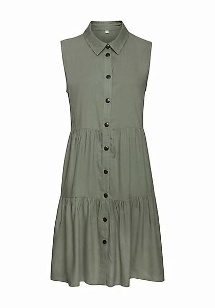 Vivance Sommerkleid aus gewebter Viskose, Blusenkleid mit Knopfleiste und H günstig online kaufen