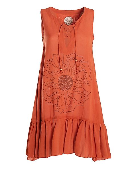 Vishes Tunikakleid Damen Hängerkleid Baumwolle Blumen günstig online kaufen