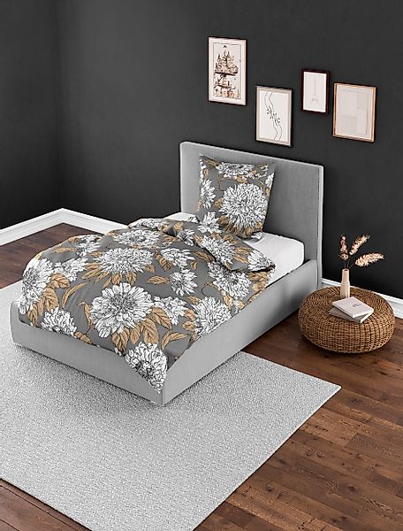 BIERBAUM Bettwäsche 4059, Mako-Satin, 2 teilig, günstig online kaufen