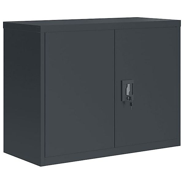 furnicato Aktenschrank Anthrazit 90x40x70 cm Stahl (1-St) günstig online kaufen