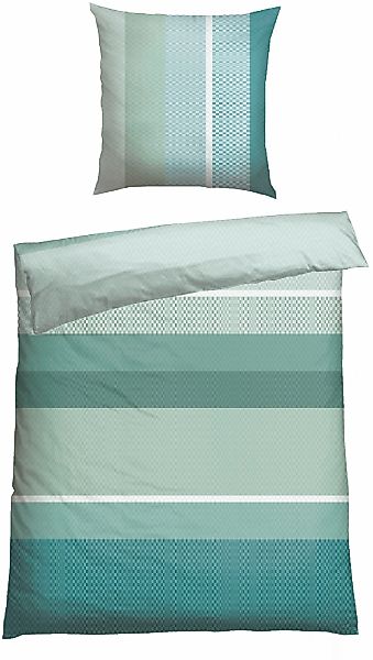 Schiesser Bettwäsche "Endy Stripes aus weicher Baumwolle mit großen und kle günstig online kaufen