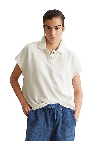 Marc O'Polo DENIM Poloshirt aus Frottee, locker geschnitten günstig online kaufen