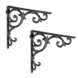 relaxdays Wandregalhalter 2er Set Regalwinkel antik, günstig online kaufen