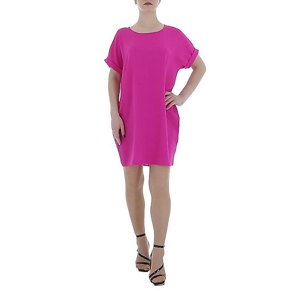 Ital-Design Tunikakleid Damen Freizeit (86164447) Kreppoptik/gesmokt Kleid günstig online kaufen