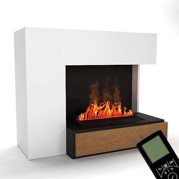 GLOW FIRE Elektrokamin Planck Wasserdampf Kamin, günstig online kaufen