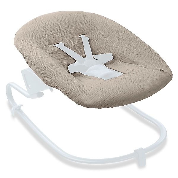 Hauck Hochstuhltablett Beige, Baumwolle, Bezug für günstig online kaufen