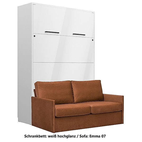 QMM TraumMöbel Schrankbett Wandbett GN 140x200 günstig online kaufen