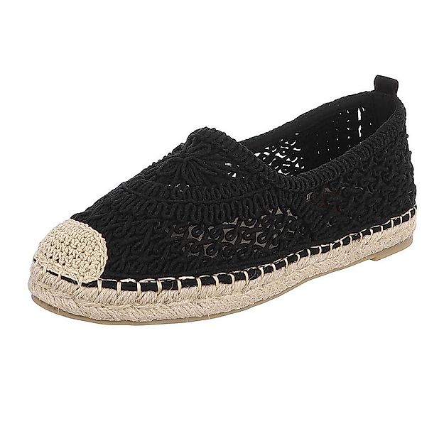 Ital-Design Häkel-Espadrille für Damen, leicht und bequem, Freizeitshoes Sl günstig online kaufen