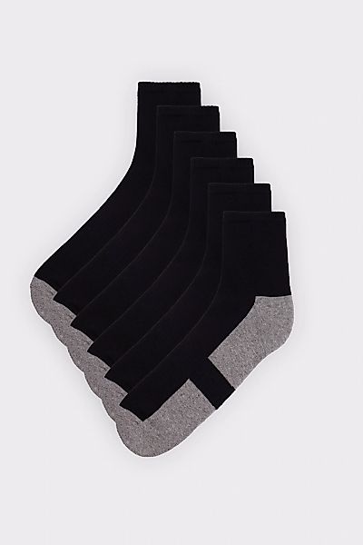 YSABEL MORA Sportsocken, (6 Paar), Baumwollmix, elastisch, Verstärkung im S günstig online kaufen