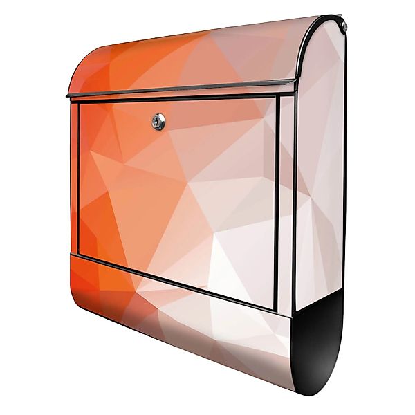 Banjado Design Briefkasten Schwarz Pulverbeschichtet 39x47x14cm 2 Schlüssel günstig online kaufen