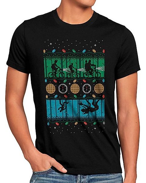 style3 T-Shirt Stranger Things Sweater demogorgon ugly xmas weihnachten pul günstig online kaufen