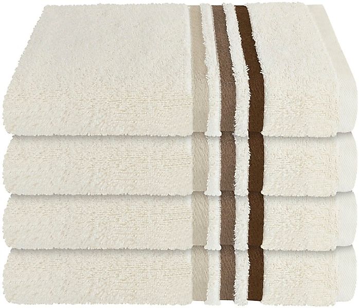 Schiesser Handtücher »Skyline Color aus 100 % Baumwolle mit eleganter Strei günstig online kaufen