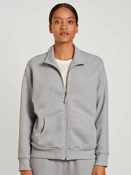 CALIDA T-Shirt DAMEN Jacke, grey melange günstig online kaufen