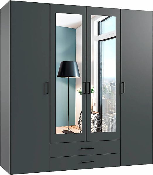 Wimex Drehtürenschrank "Mugano, 135 oder 180cm breit, 208 oder 236cm hoch, günstig online kaufen