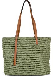 styleBREAKER Korbtasche Korbflecht Schultertasche - Basttasche günstig online kaufen
